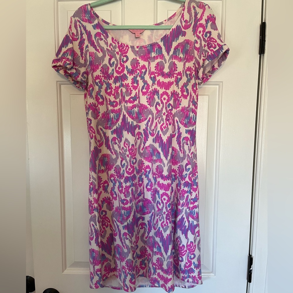Lilly Pulitzer Darlah Stretch Dress Carnival Coral